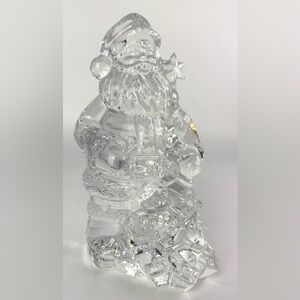 Waterford Crystal 5th Edition Santa Brings The Tree Christmas Figurine Seasonal